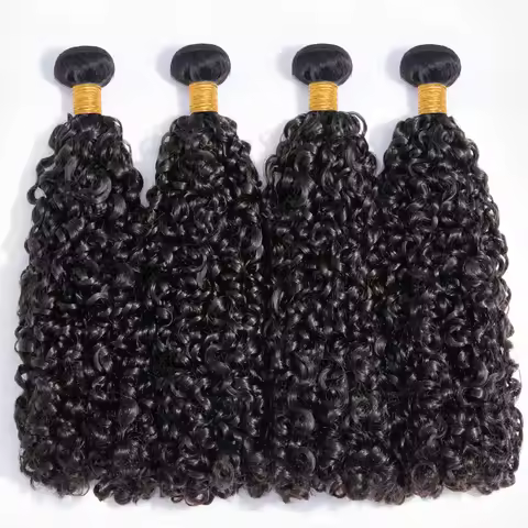 Brazilian 10A Small Spirals Curly Bundles Unprocessed Kinky Curly Human Hair Pixie Curls Weave Deep 