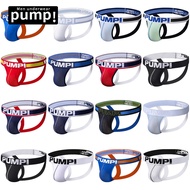 Men underwear pump! Sexy Underwear Jockstrap G String Men Thong Swimwear Bikini Sissy Low waist Hip 