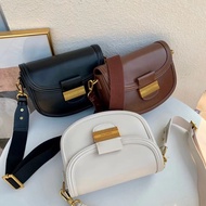 CK80781496 Ready StockCNK  Embellished Saddle Bag Women's Shoulder Bag Handbag CK Sling Bag