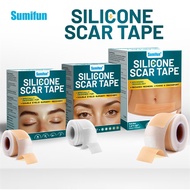 Silicone Scar Patch Silicone Scar Tape Roll Scar Sheet Removal Self-Adhesive Tape Therapy Patch Burn
