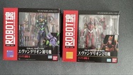 全新未開封 Robot魂 Robot Spirits 舊版 EVA-01 初號機 R-058 & EVA-02 2號機 R-052