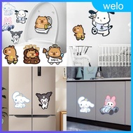 Capybara Traceless Deodorant Sticker Self-adhesive Toilet Kitchen Wardrobe Fragrant Felt Paper Cartoon Stool Decor Paster welo.sg