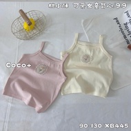 Guangzhou 2-piece t-shirt for HK KIDS girls, cute summer fashion tank top size 1-6 years old (code X