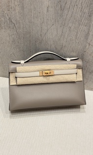 Hermes Mini Kelly Poctette M8/8L Special Order GHW stamp B