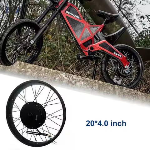 Rated Power 3000W qs205 20*4.0 inch wheel V3 Peak 8KW 50H WP with Rim for Electric Bike E-Bike Bicyc