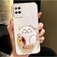 Phone Case oppo a54 Phone Case Gong Xi Fa Cai Phone Case with Lucky Cat Holder