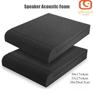 GLENES Speakers Sponge Anti-shock Shockproof Speakers Isolation Panels Sound Isolation Pads Subwoofe