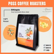 Poss Coffee Roasters เมล็ดกาแฟคั่ว Ethiopia Guji Hambella Buku Abel Natural G1 (Natural) 200g 500g 1
