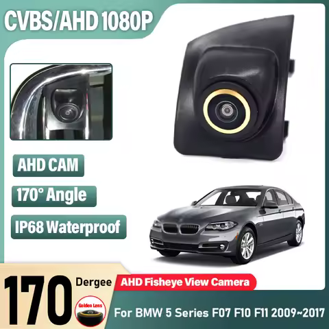 Car Front View Parking LOGO Camera Night Vision Positive Waterproof For BMW 5 Series F07 F10 F11 200