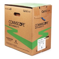 COMMSCOPE AMP CS30CM CAT6 UTP 24AWG FULL COPPER NETWORK CABLE 305M 1BOX (1427071-6) BLUE