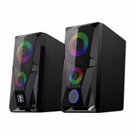 Speaker Aktif LED RBG ROBOT RS200 Speaker Portable PC LAPTOP ANDROID