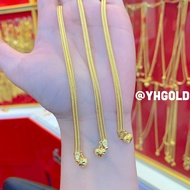 สร้อยข้อมือทอง1สลึงYHGOLDลายเบนซ์แพ ทองคำแท้96.5%