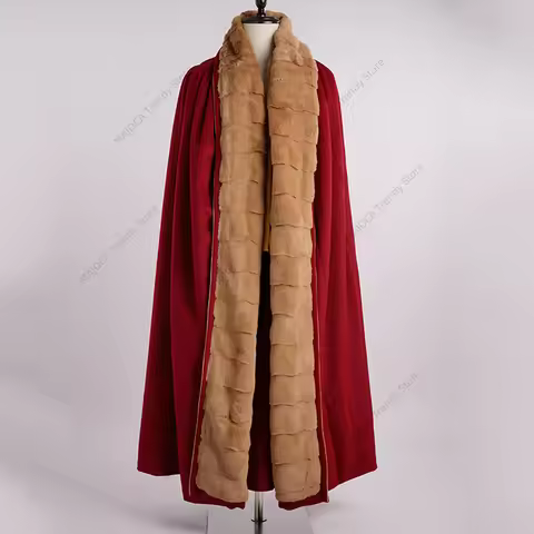 Tibetan Monk Clothes for Men Mink Fleece Buddist Robe Women Meditate Meditation Winter Cape Cloak Ti