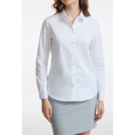 G2000 Women's Long-Sleeved White Shirt Basic For Women SLIM FIT