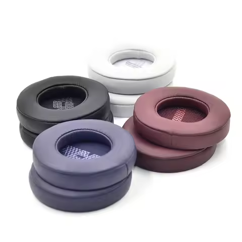 Replacement Cushion Ear Cups Protein Leather and Memory Foam Earpads For JBL Live 400BT 400 460NC He
