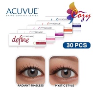(30 pcs) Acuvue Define Daily Disposable Silicone Hydrogel Cosmetic Color Contact Lenses 3/3