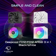 Deepcool FD12/FD12 ARGB 3 in 1 Black White PC Computer Desktop Case Chassis Fan