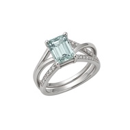 Aquamarine Ring - 100% Natural Gemstone