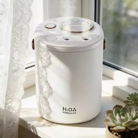 2026 New Mini USB Air Humidifier Large Capacity Ultra Quiet For Baby Bedroom Mist Maker Air Purifier
