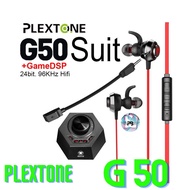 PLEXTONE G50 Gaming Earphones Quake Vibration Game DSP Stereo 24Bit PC Headphones with Detachable Lo