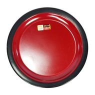 FCR0 Golden Dragon Melamine Kitchen Exchange Round Plate 9 In - 23 Cm (P09A8)