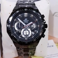Casio Edifice EFR 554D - 1A2VUDF Stainless Black Dial White (Limited Edition) New Series