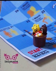 Ular Tangga Pasutri pink dan biru