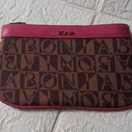 dompet wallet wrislet second preloved branded bonia kulit cantik pouch