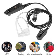 Covert Acoustic Tube Earpiece PTT Microphone Headset Radiation-Walkie Talkie MIC Headset for Motorol