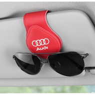 Glasses Card  Holder Clip Car Styling Car Accessories Sun Visor Sunglasses For Audi RS SLINE A3 A4 A