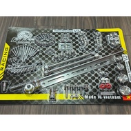 Full set of Salaya Stainless Steel 304 618 Racing screws for small Wave V3 model