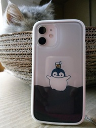 犀牛盾 頂著珍珠奶茶的小藍企鵝 iPhone megasafe版本