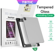 TBTIC Easy Install Tempered Glass Screen Protector for IPad 10th 10.9 (A16) 11th HD Clear Scratch-pr