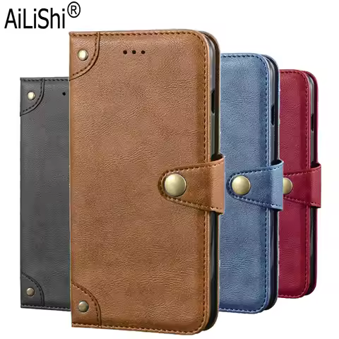 Genuine Leather Case for Lenovo Tab, V7, Z6 Lite, K3, K30, K5 Pro, S5 Pro, Flip Cover, Phone Bag, Wa