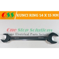 RING WRENCH 14 X 15 MM / RING WRENCH / TOOLS TOOLS TOOLS