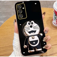 Softcase SAMSUNG A16 A26 A36 A56 Premium Silicon Case free Doraemon Phone Holder