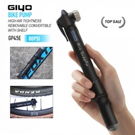 Bike Mini Hand Pump GIYO GP-45E Air Pump Portable Gauge 80-120psi Reversible Universal FV/AV