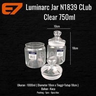 LUMINARC Glass JarLuminarc 750ml Glass Jar Bottle