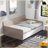 【Customized】🇸🇬 ⚡ Tatami Bed Frame Bed Frame With Storage Single/Super Single/Queen/King Bed Frame Storage Bed Frame Solid Wood Bed Frame
