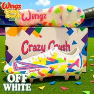 Wingz Crazy Crush PRO รองเท้าสตั๊ดหุ้มข้อ  รุ่น Crazy Knit Crazy Knit Lacelless มีเชือกและไร้เชือก