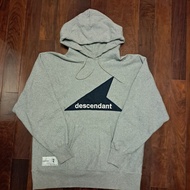DESCENDANT 18SS CETUS / HOODED SWEATSHIRT  DCDT 181ATDS-CSM33 刺繡logo 有帽衛衣 2碼 日本製  不議價