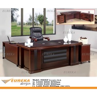 EUREKA 6ft Classic Director Office Table Set / Meja Pejabat Klasik(Deliver & Installation Klang Vall