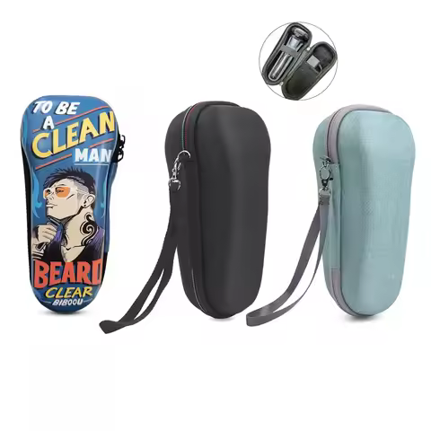 Shaver Storage Bags for Philips Series S5000/6000/7000/9000 FT618 HQ7380 PT731 RQ526 for Braun Men's