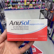 Hộp Đặt Trĩ Úc Anusol 12 Ống