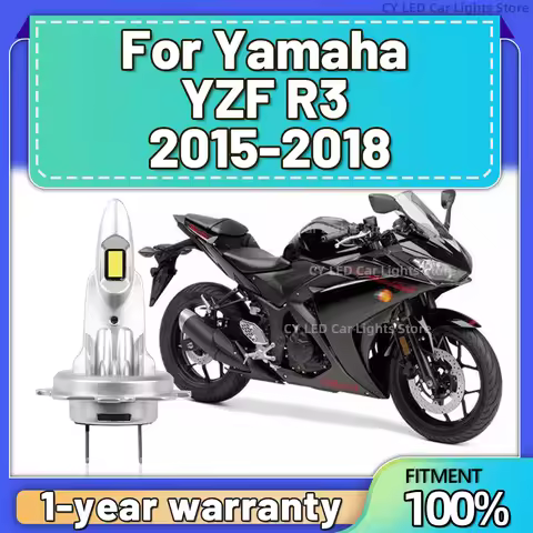 Motorcycle 150W H7 15000lm White CSP 3570 LED Super Bright Bulbs Motorbike Headlight For Yamaha YZF 