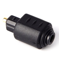 happy new year Mini Optical Audio Adapter 3.5mm Female Jack Plugs To Digital Toslink Male