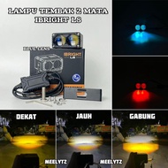 MATA IBRIGHT L8 - 2-Eye Blue Lens Spotlight - ICEBLUE, WHITE
