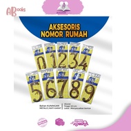 Office House Number Plate | Number 0 - 9 | Brass Numbers for Office House Numbers, Office House Numb