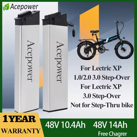 For Lectric XP 1.0 2.0/3.0 Step-Over Ebike battery 48V 10.4Ah 12.8Ah 14Ah for Lectric XP 1.0 2.0 3.0