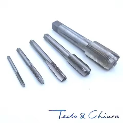 M4.5 M5 M5.5 M6 x 0.5mm 0.75mm 0.8mm 1mm Metric HSS Right Hand Tap Threading Tools For Mold Machinin